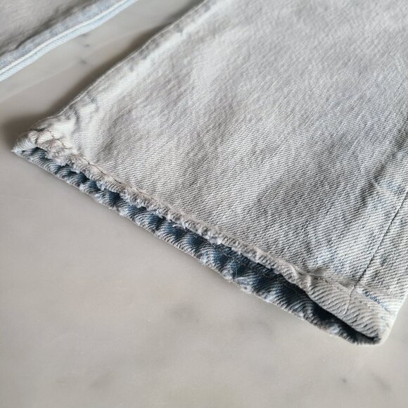 FRAME Le Original Ripped High Waist Crop Jeans, Size 32, NWT - Picture 14 of 16